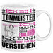 Tonmeister Geschenk Tasse Lustige Geschenkdiee für einen Tonmeister Geburtstag Ich Bin Tonmeister Ich Kann Es Dir Erklären Aber Nicht Für Dich Verstehen Weiß Trendation