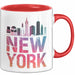 New York City USA Tasse Geschenk Lustige Geschenkidee Spruch Rot Trendation