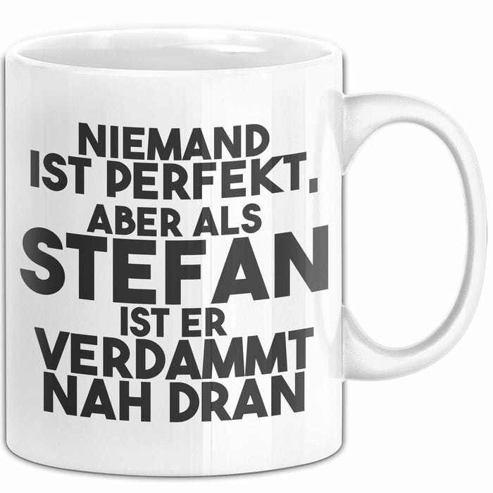 Stefan Tasse Niemand Ist Perfekt, Aber Als Stefan Ist Er Verdammt Nah Dran Weiß Trendation