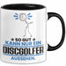 Discgolfer Geschenk Tasse So Gut Kann Nur Ein Discgolfer Aussehen Geschenkidee Kaffee-Becher Schwarz Trendation