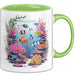 Aquarium Enthusiast Tasse Geschenkidee für Fischhalter Grün Trendation