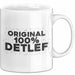 Detlef Tasse Original 100% Detlef Geschenk Weiß Trendation