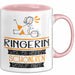 Ringerin Weil Es Keinen Schöneren Beruf Gibt Tasse Geschenk für Eine Ringerin Lustig Rosa Trendation
