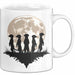 Erdmännchen Tier Mond Tasse Geschenk Lustige Geschenkidee Weiß Trendation