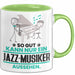 Jazz-Musiker Geschenk Tasse So Gut Kann Nur Ein Jazz-Musiker Aussehen Geschenkidee Kaffee-Becher Grün Trendation