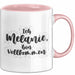 Melanie Tasse Ich Melanie, Bin Vollkommen Geschenk Rosa Trendation