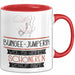 Bungee-Jumperin Weil Es Keinen Schöneren Beruf Gibt Tasse Geschenk für Eine Bungee-Jumperin Lustig Rot Trendation