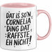 Cornelia Tasse Geschenk Dat Is So'n Cornelia Ding Dat Raffste Eh Nicht Geschenkidee Becher mit Name Rosa Trendation