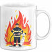 Feuerwehrmann Tasse Geschenk Lustige Geschenkidee Spruch Für Feuer Helden Weiß Trendation