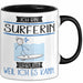 Surferin Tasse Geschenk Ich Bin Surferin Warum Weil Ich Es Kann Geschenkidee Geburtstag Trendation