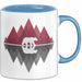 Bär Tierliebhaber Tasse Geschenk Lustige Geschenkidee Spruch Blau Trendation