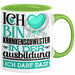 Krankenschwester Ausbildung Start Geschenk Tasse Ich Bin Krankenschwester In Der Ausbildung Ich Darf Das Kaffee-Becher Geschenkidee Grün Trendation