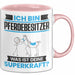 Pferdebesitzer Tasse Geschenk für Pferdebesitzer Geburtstag Lustiger Spruch Kaffee-Becher Was Ist Deine Superkraft Rosa Trendation