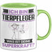 Tierpfleger Tasse Geschenk für Tierpfleger Geburtstag Lustiger Spruch Kaffee-Becher Was Ist Deine Superkraft Grün Trendation