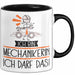 Geschenk für Mechanikerin Tasse Lustige Geschenkidee Geburtstag Ich Bin Mechanikerin Ich Darf Das Trendation