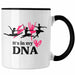 Trendation - Ballett Ballerina Tänzerin Tasse Mädchen Geschenk Frauen Tanzen Geschenkidee Kaffeetasse Schwarz Trendation