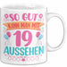 19er Geburtstag Tasse Geschenk Frauen So Gut Kann Man Mit 19 Aussehen Geschenkidee Geburtstag Weiß Trendation