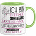 Orchestermusikerin Tasse Geschenk Ich Bin Diese Eine Legendäre Orchestermusikerin Von Der Alle Reden Geschenkidee Geburtstag Weihnachten Grün Trendation