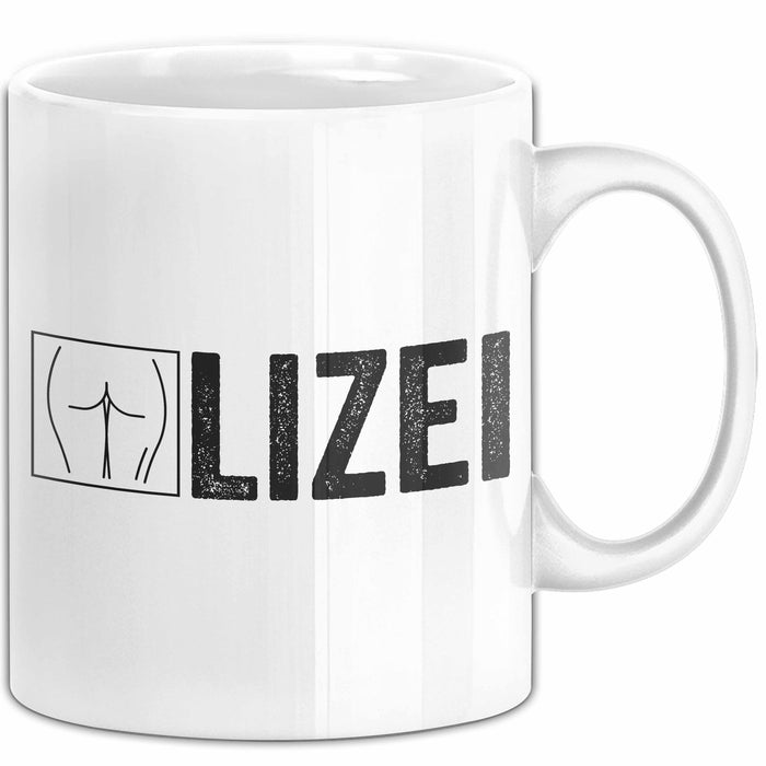 Polizei Polizist Tasse Geschenk Lustige Geschenkidee Spruch Polize Weiß Trendation