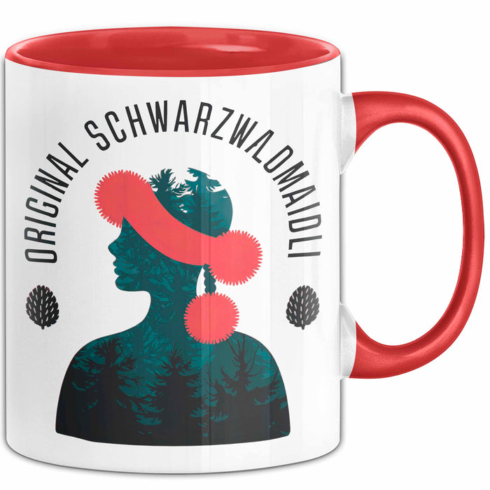 Sarkastisch Sarkasmus Tasse Geschenk Lustige Geschenkidee Spruch Original Schwarzwaldmaidli Rot Trendation