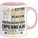 Opernfan Geschenk Tasse Lustiger Spruch Erheben Sie Sich Der Opernfan Betritt den Raum Rosa Trendation