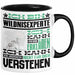 Wildnisexperte Geschenk Kaffee-Tasse Geschenkidee für Wildnisexperte Ich Bin Wildnisexperte Ich Kann Es Dir Erklären Jedoch Nicht Für Dich Verstehen Spruch Lustig Schwarz Trendation