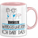 Geschenk für Wanderführerin Tasse Lustige Geschenkidee Geburtstag Ich Bin Wanderführerin Ich Darf Das Rosa Trendation