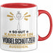 Vogelschützer Geschenk Tasse So Gut Kann Nur Ein Vogelschützer Aussehen Geschenkidee Kaffee-Becher Rot Trendation
