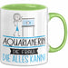 Aquarianerin Geschenk Tasse Becher Die Frau Die Allen Kann Geschenkidee für eine Aquarianerin Lustig Grün Trendation