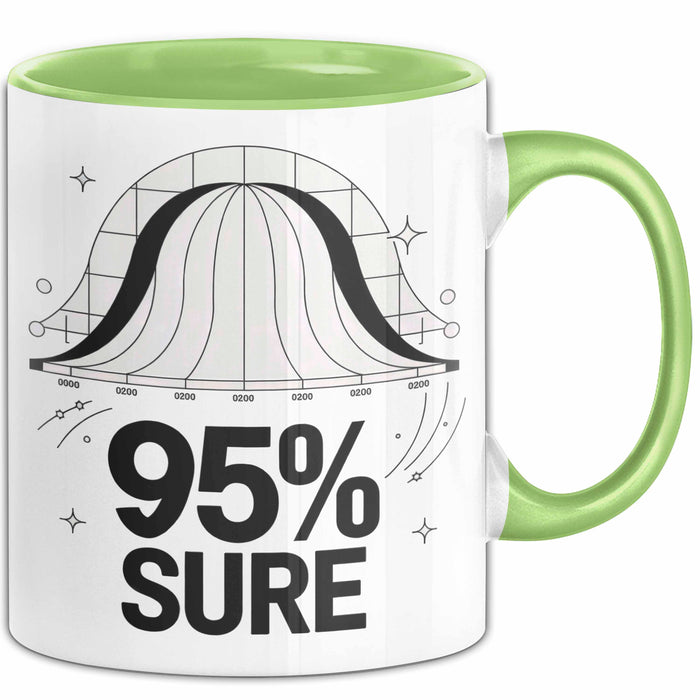 Statistiker Tasse Geschenk Lustige Geschenkidee Spruch Für Wahrscheinlichkeits Denker Grün Trendation