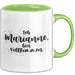 Marianne Tasse Ich Marianne, Bin Vollkommen Geschenk Grün Trendation