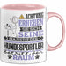 Hundesportler Geschenk Tasse Lustiger Spruch Erheben Sie Sich Der Hundesportler Betritt den Raum Rosa Trendation