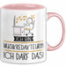Geschenk für Musikredakteurin Tasse Lustige Geschenkidee Geburtstag Ich Bin Musikredakteurin Ich Darf Das Rosa Trendation