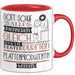 Plattenproduzentin Geschenk Becher Tasse Gott Schuf Alle Menschen Gleich Nur Die Besten Durfeten Plattenproduzentin Werden Geschenkidee Lustig Rot Trendation