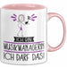 Geschenk für Musikmanagerin Tasse Lustige Geschenkidee Geburtstag Ich Bin Musikmanagerin Ich Darf Das Rosa Trendation