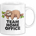 Bürokollege Faultier Tasse Geschenk Lustige Geschenkidee Team Home Office Weiß Trendation