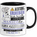 Hundeausstellerin Tasse Geschenk Lustiger Spruch Bitte Erheben Sie Sich Seine Majestät Die Hundeausstellerin Betritt Den Raum Schwarz Trendation