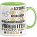 Vogelretter Geschenk Tasse Lustiger Spruch Erheben Sie Sich Der Vogelretter Betritt den Raum Grün Trendation