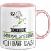 Geschenk für Handballspielerin Tasse Lustige Geschenkidee Geburtstag Ich Bin Handballspielerin Ich Darf Das Rosa Trendation