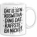 Roswitha Tasse Geschenk Dat Is So'n Roswitha Ding Dat Raffste Eh Nicht Geschenkidee Becher mit Name Weiß Trendation