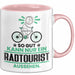 Radtourist Geschenk Tasse So Gut Kann Nur Ein Radtourist Aussehen Geschenkidee Kaffee-Becher Rosa Trendation