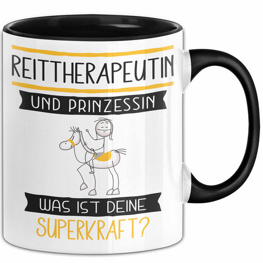Reittherapeutin Und Prinzessin Tasse Geschenk Für Eine Reittherapeutin Geburtstag Was Ist Deine Superkraft Trendation