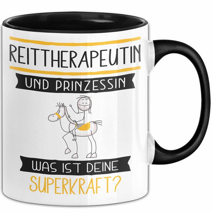 Reittherapeutin Und Prinzessin Tasse Geschenk Für Eine Reittherapeutin Geburtstag Was Ist Deine Superkraft Trendation