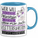 Kletterführerin Tasse Geschenk Spruch Wer Will Schon Prinzessin Sein Wenn Man Auch Kletterführerin Sein Kann Blau Trendation