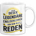 Englischlehrer Unterricht Tasse Geschenk Lustige Geschenkidee Spruch Ich Bin Dieser Englischlehrer Von Dem Alle Reden Weiß Trendation