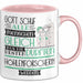 Höhlenforscherin Geschenk Becher Tasse Gott Schuf Alle Menschen Gleich Nur Die Besten Durfeten Höhlenforscherin Werden Geschenkidee Lustig Rosa Trendation