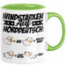 Norddeutsche Tasse Geschenk Windstärken Schaf Kaffee-Becher Geschenkidee Grün Trendation