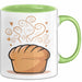 Brotbäcker Tasse Geschenkidee für Teigknet Fan Grün Trendation