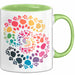 Hund Tierliebhaber Tasse Geschenk Lustige Geschenkidee Spruch Grün Trendation