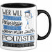 Polizistin Tasse Geschenk Spruch Wer Will Schon Prinzessin Sein Wenn Man Auch Polizistin Sein Kann Trendation